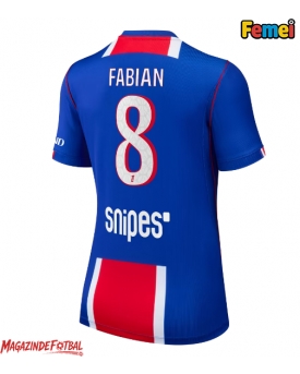 Paris Saint-Germain Fabian Ruiz #8 Tricou Fotbal Replică 2026-27 Femei Acasa Paris Saint-Germain Fabian Ruiz #8 Tricou Fotbal Replică 2026-27 Femei Acasa